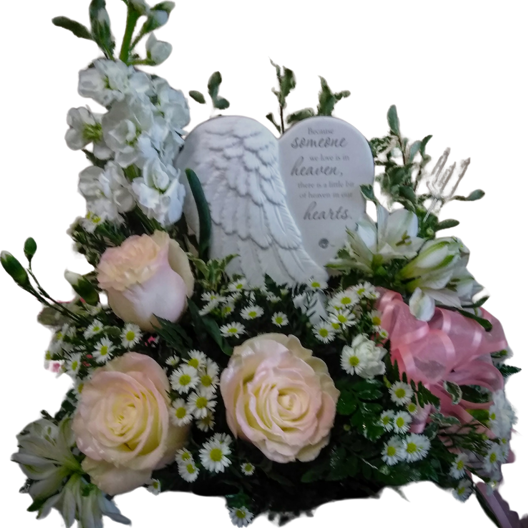 Forever in Our Hearts Funeral/Memorial Remembrance Floral gift