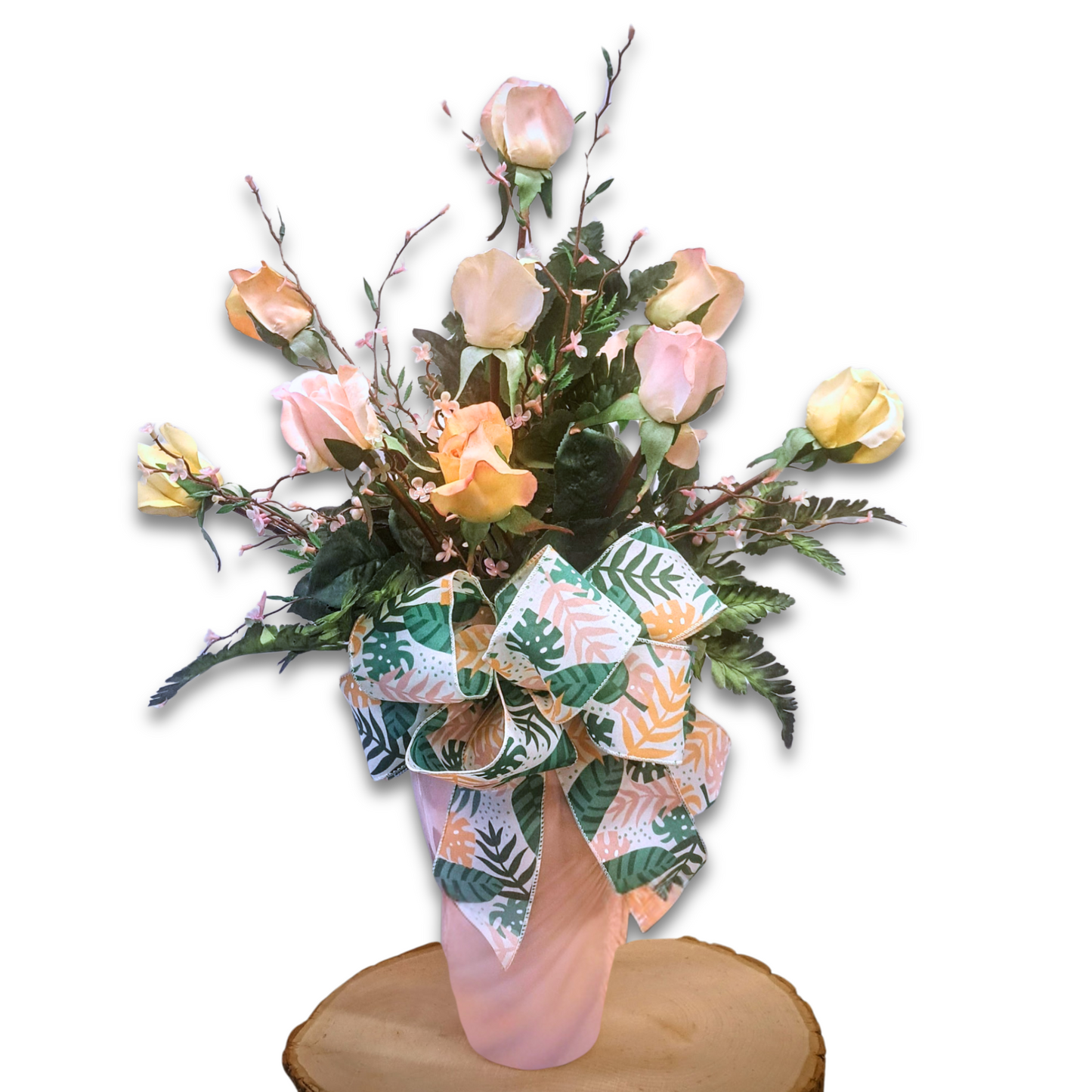 Infinite Embrace - Premium Bouquet - Silk Flowers